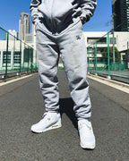 Arabic One Point HW Sweat Pants - Gray