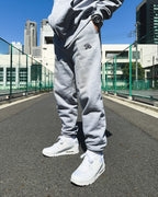 Arabic One Point HW Sweat Pants - Gray