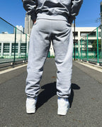 Arabic One Point HW Sweat Pants - Gray