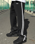 Basic One Point Track Pants - Black / White