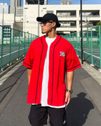 Arabic-Type2 Baseball Shirt - Red