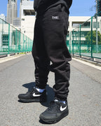 Basic One Point HW Sweat Hoodie & Pants Setup - Black