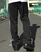 Basic One Point Track Pants - Black / White