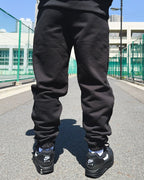 Basic One Point HW Sweat Pants - Black
