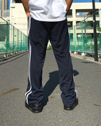 Basic One Point Track Pants - Navy / White