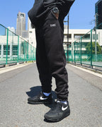 Basic One Point HW Sweat Pants - Black