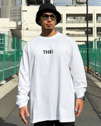 Basic Back Print L/S Tee - White