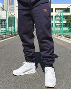 Arabic One Point HW Sweat Pants - Navy