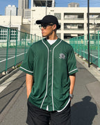 Arabic-Type2 Baseball Shirt - Ivy Green