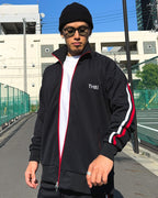 Basic One Point Track JKT - Black / Red / White