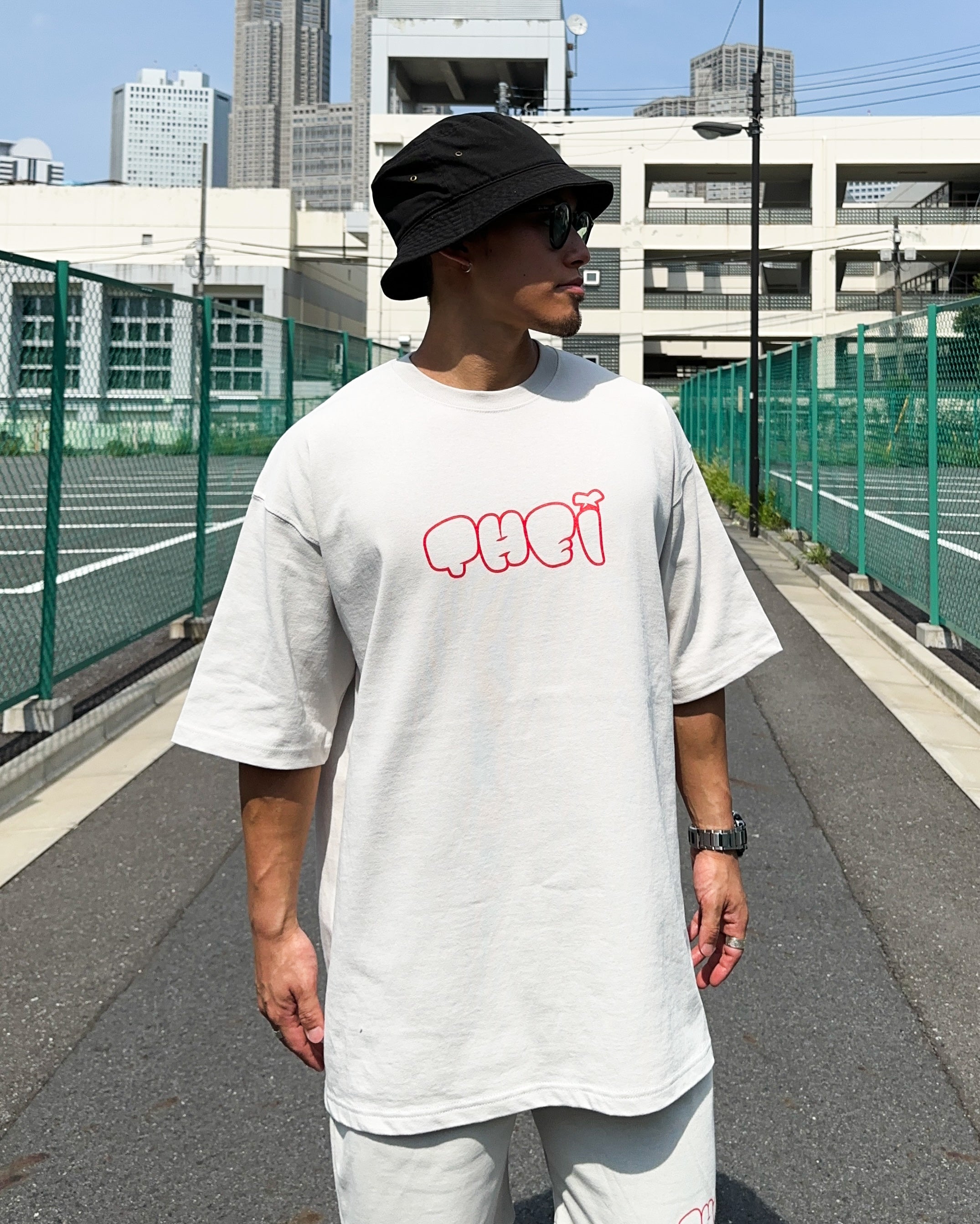 Bubble HW Big Tee - Frost Gray