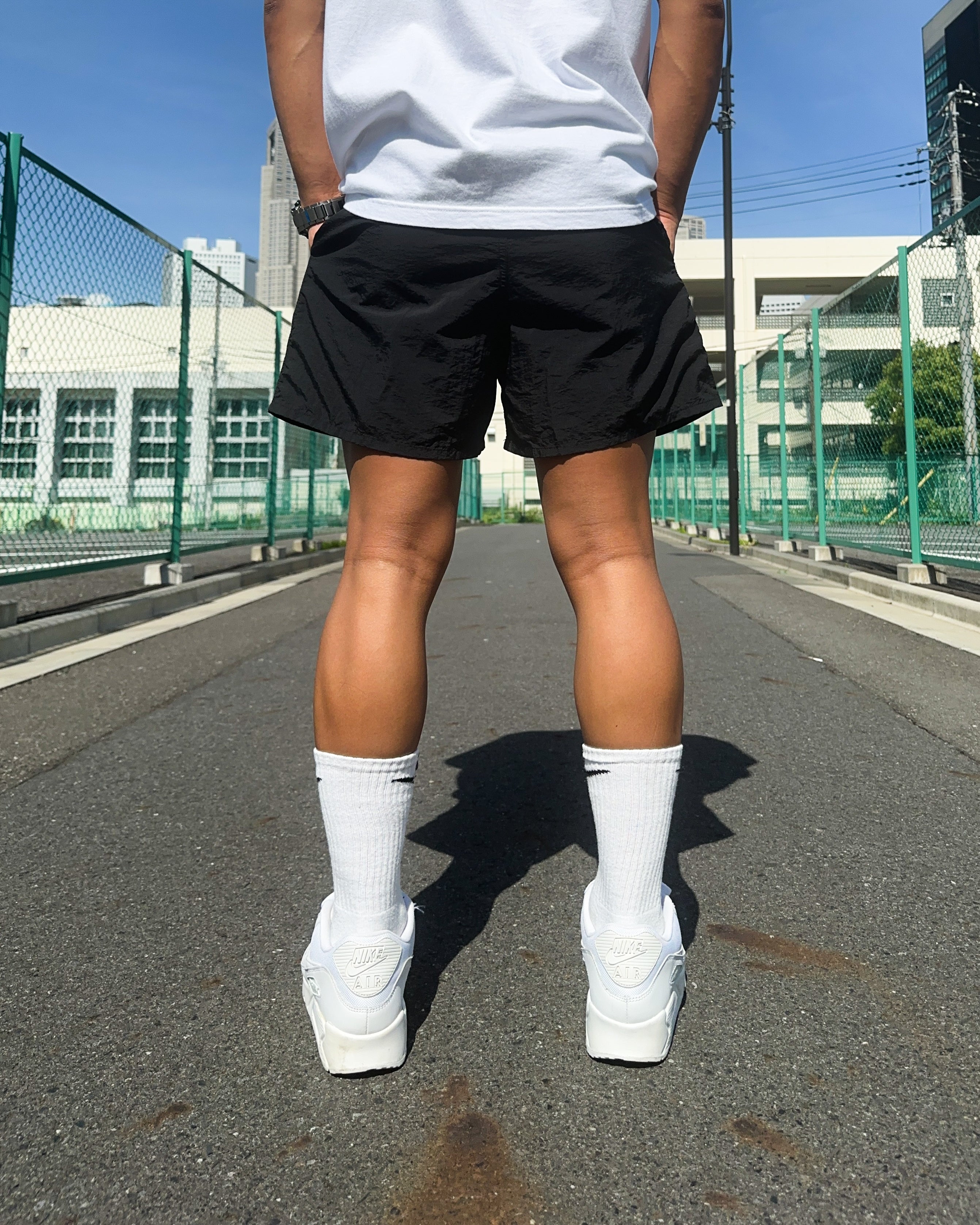 Basic One Point Versatile Shorts - Black