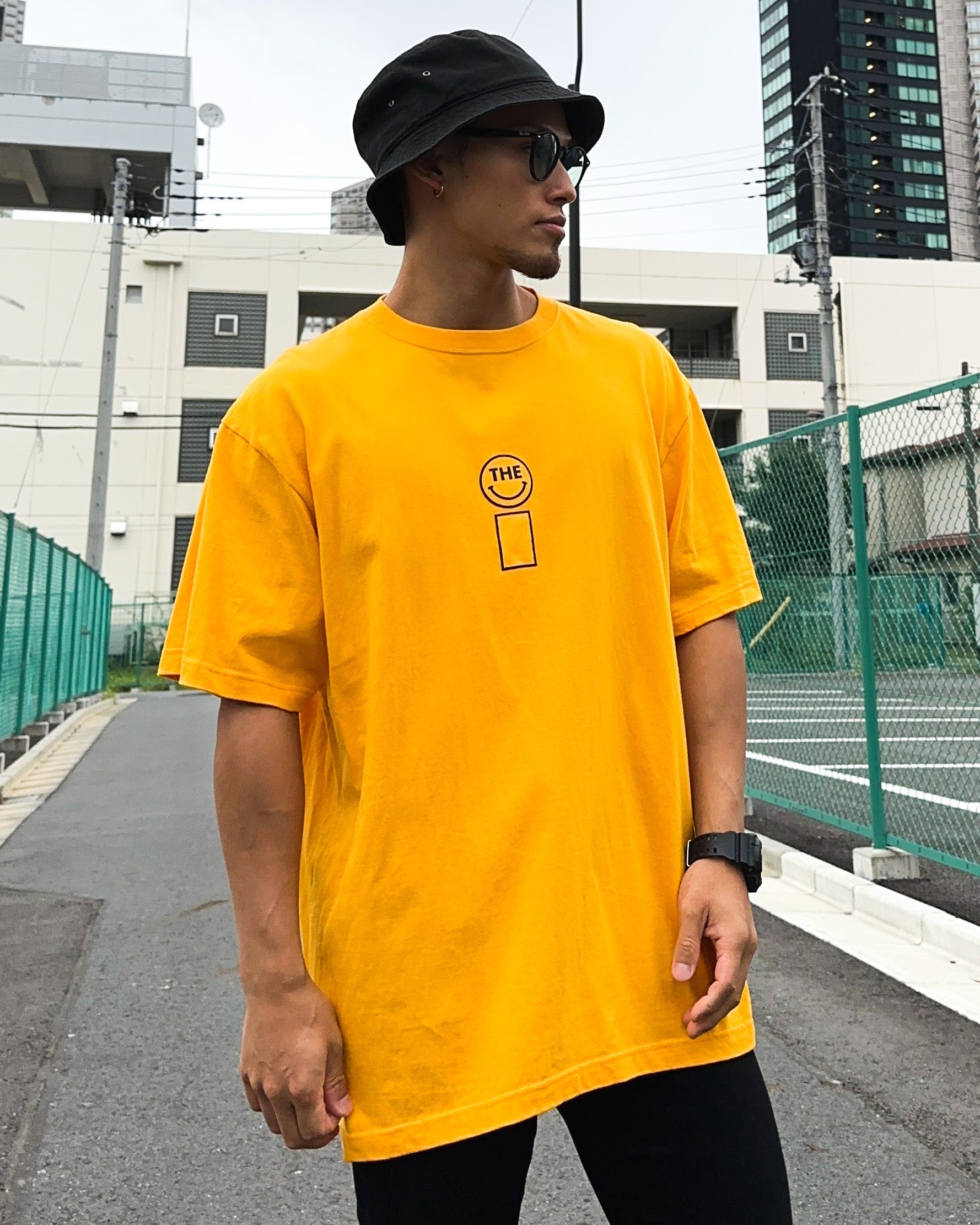 Smiley Tee - Gold Yellow
