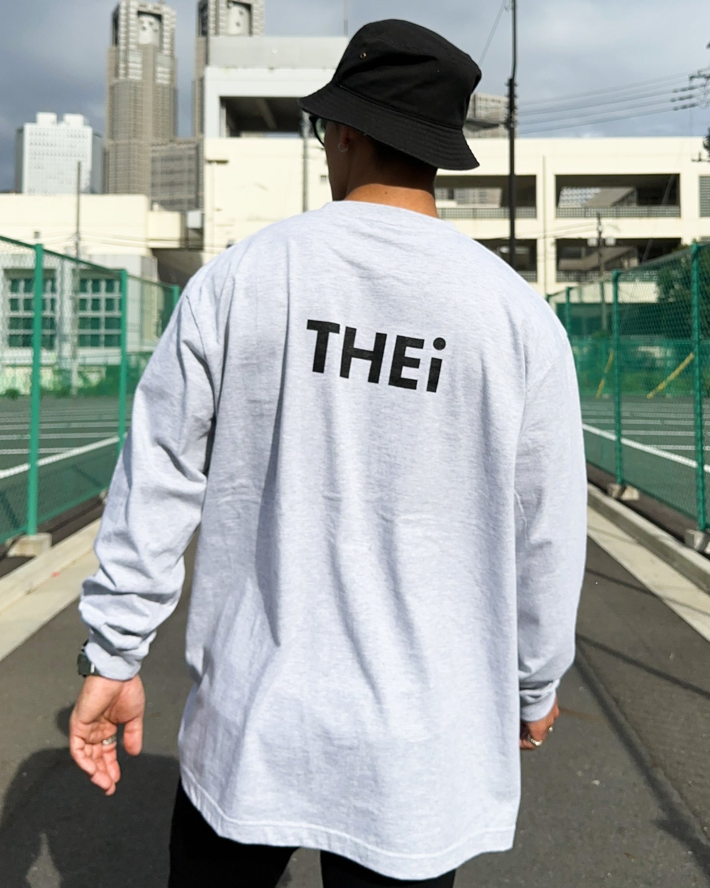 Basic Back Print Long T-Shirt