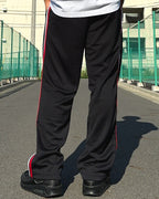 Basic One Point Track JKT & Pants Setup - Black / Red / White