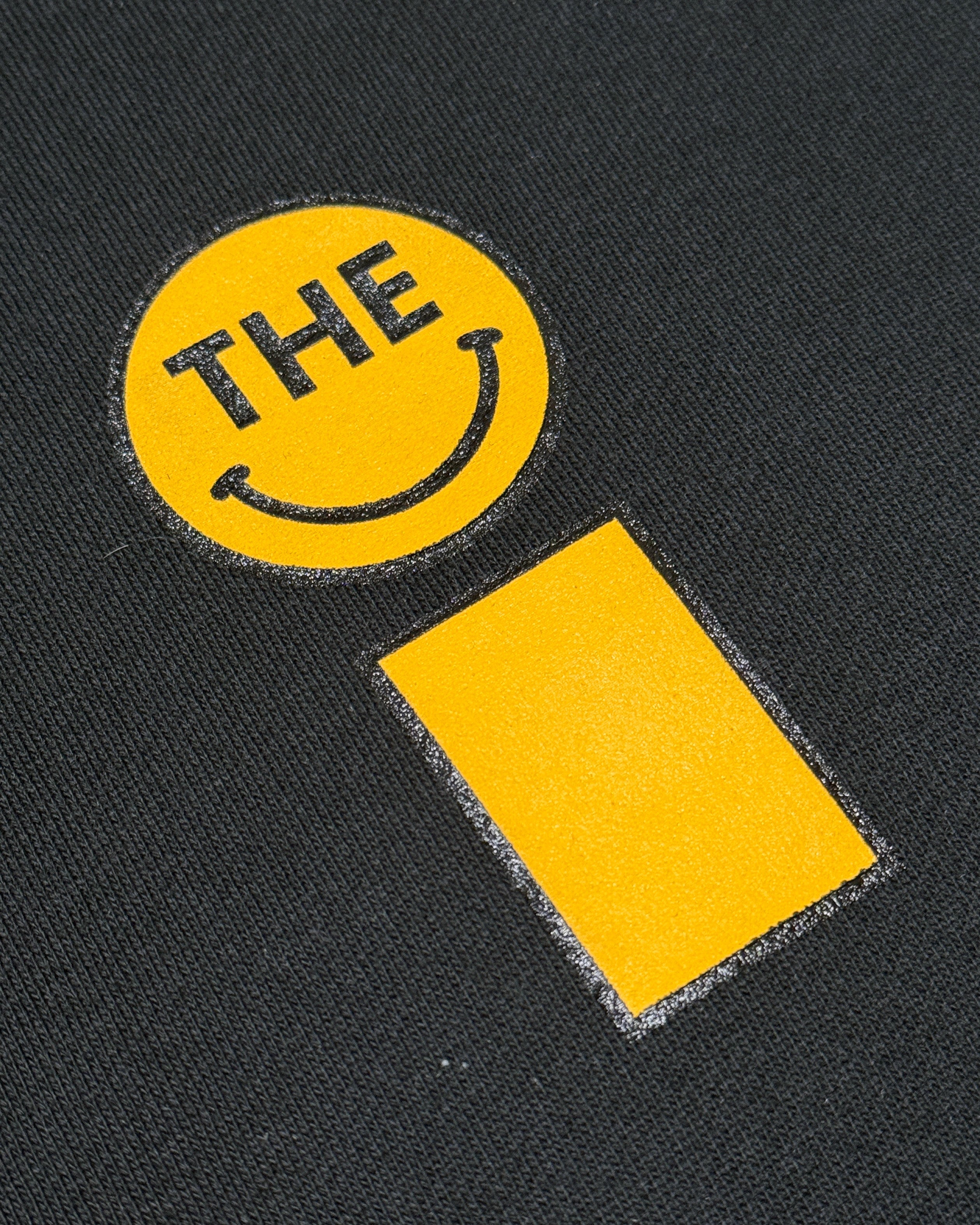 Smiley HW Sweat Hoodie & Pants Setup - Black