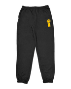 Smiley HW Sweat Hoodie & Pants Setup - Black