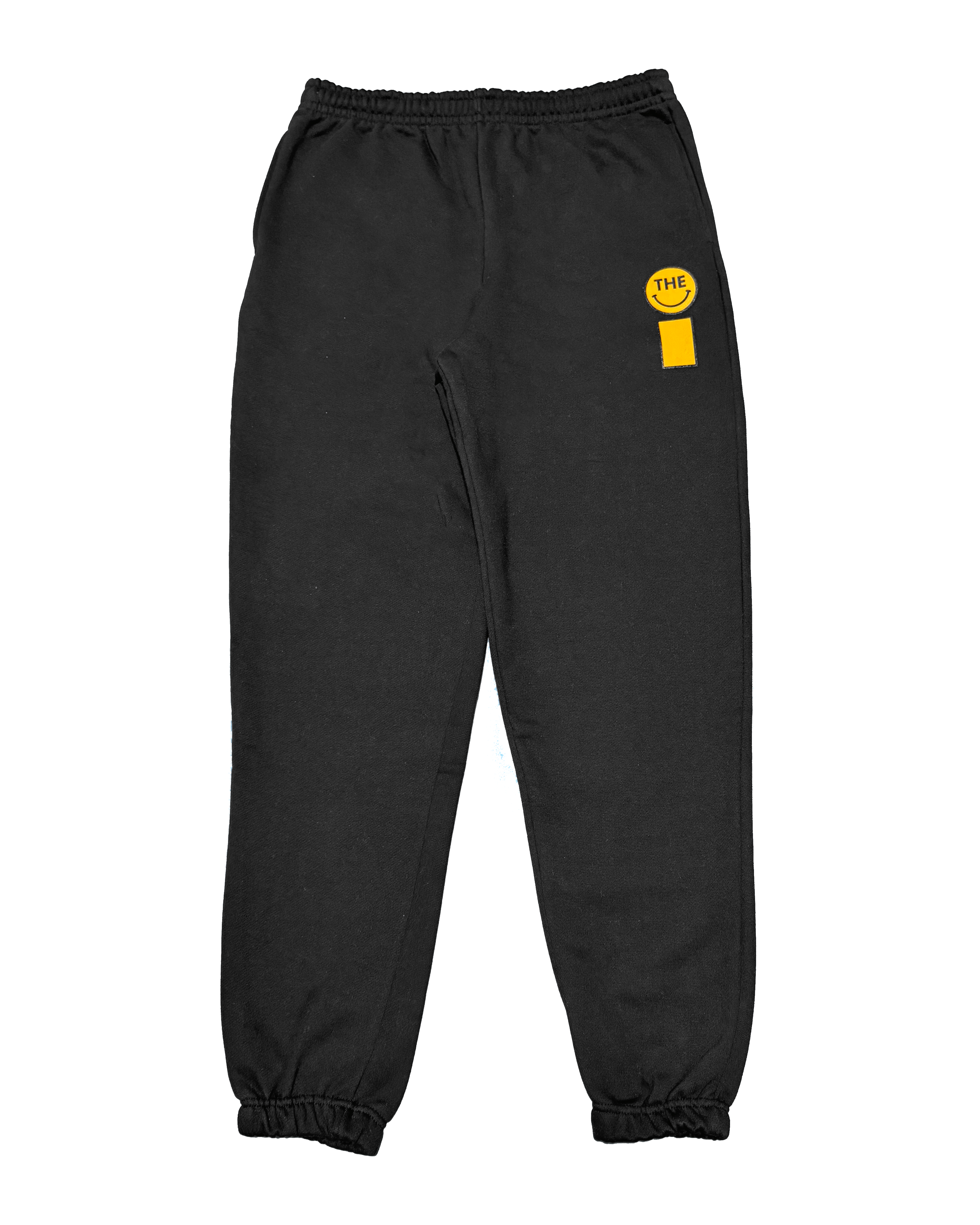 Smiley HW Sweat Hoodie & Pants Setup - Black