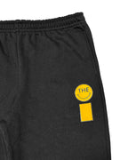 Smiley HW Sweat Pants - Black