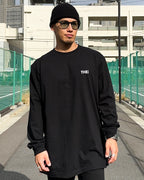 Basic One Point L/S Tee - Black
