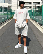 Bubble HW Tee & Shorts Setup - Frost Gray
