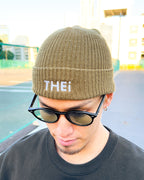 Basic One Point Knit Cap - Coyote Brown