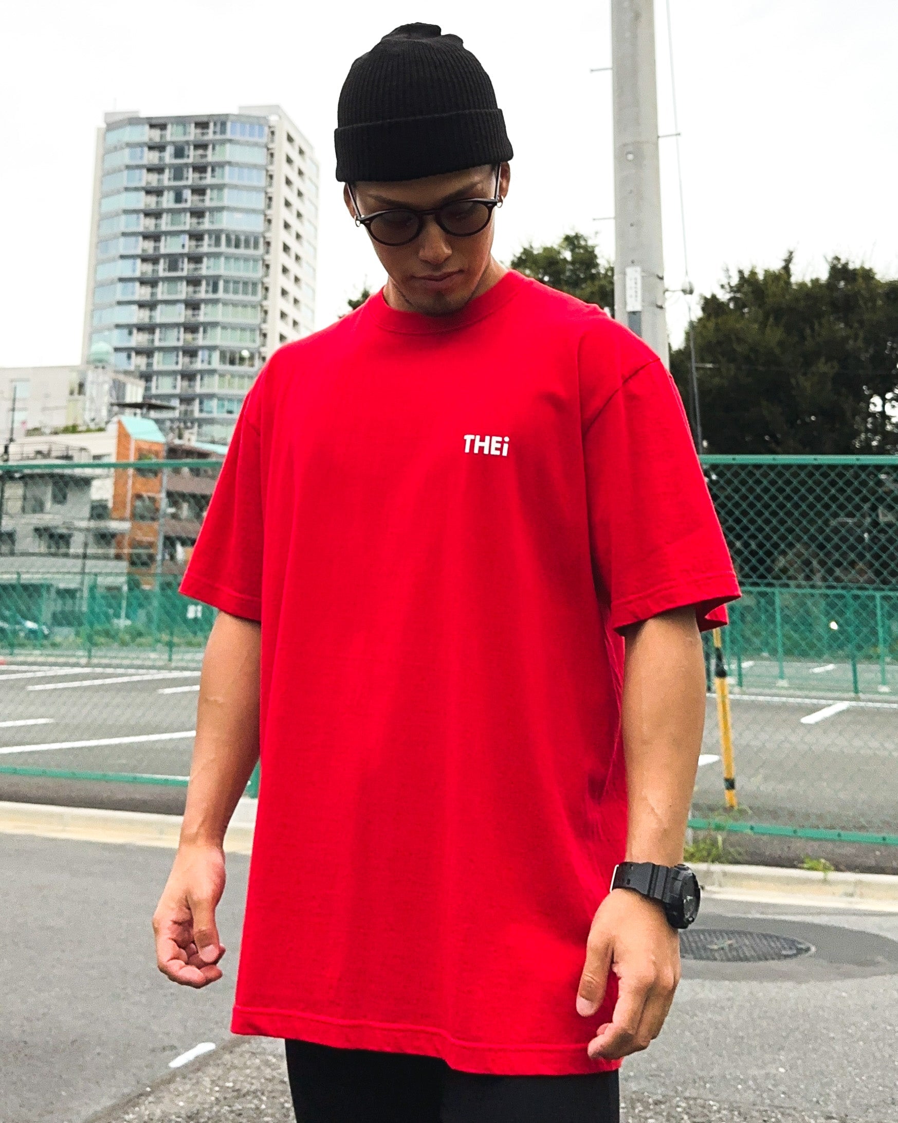 Basic One Point Tee - Red