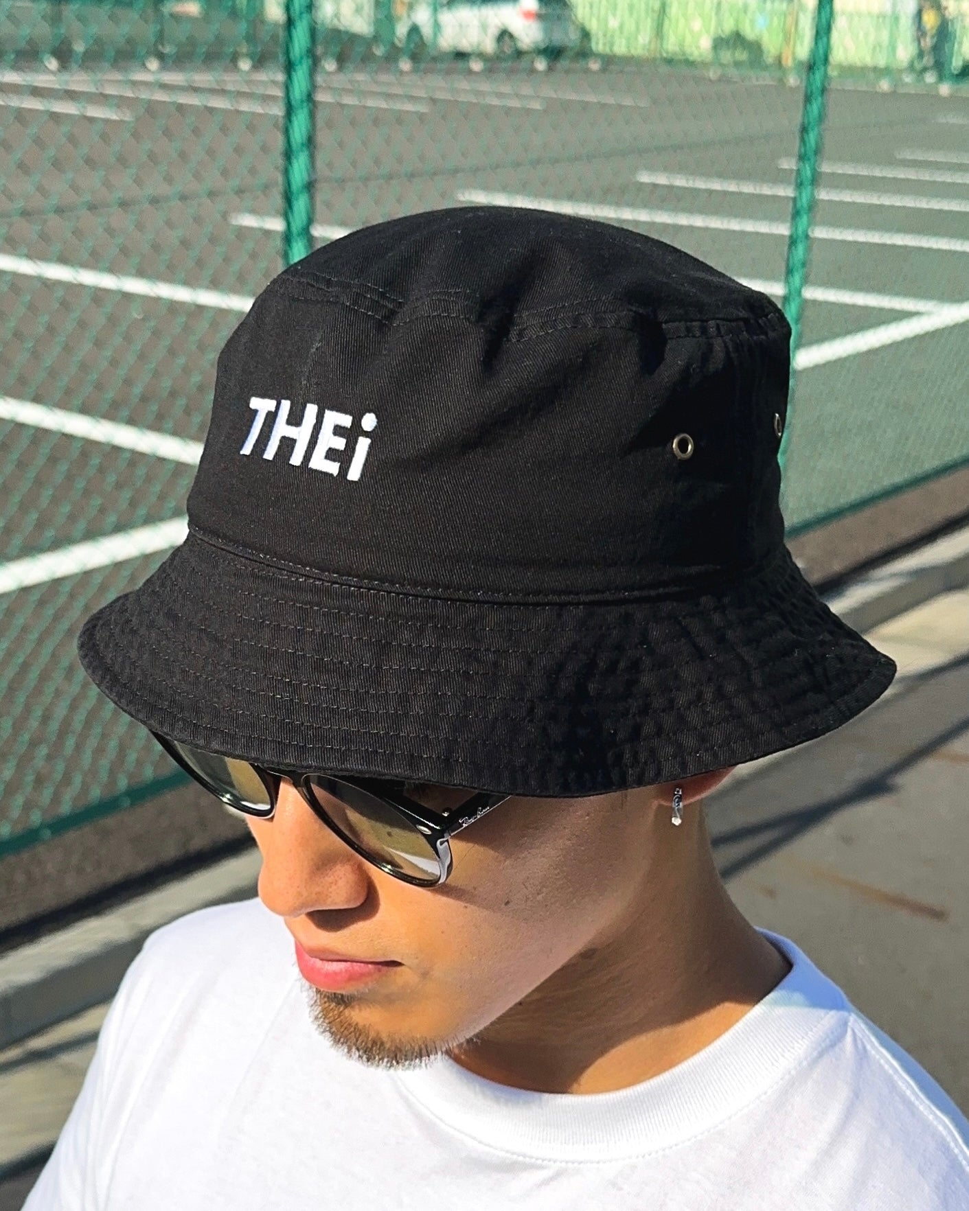 Basic One Point Bucket Hat - Black