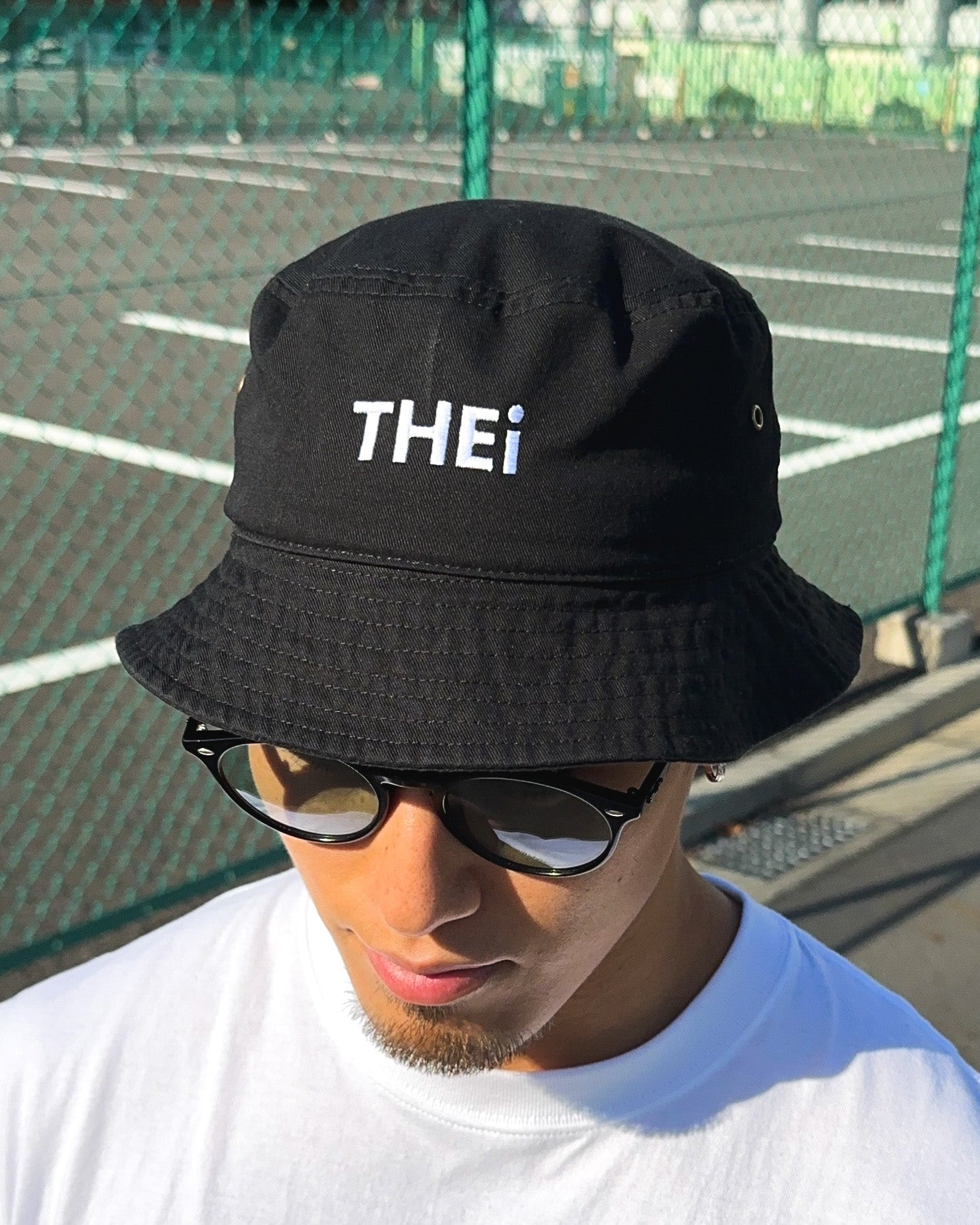 Basic One Point Bucket Hat - Black