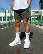 Basic One Point Versatile Shorts - Military Green