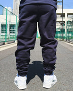 Basic One Point HW Sweat Hoodie & Pants Setup - Navy