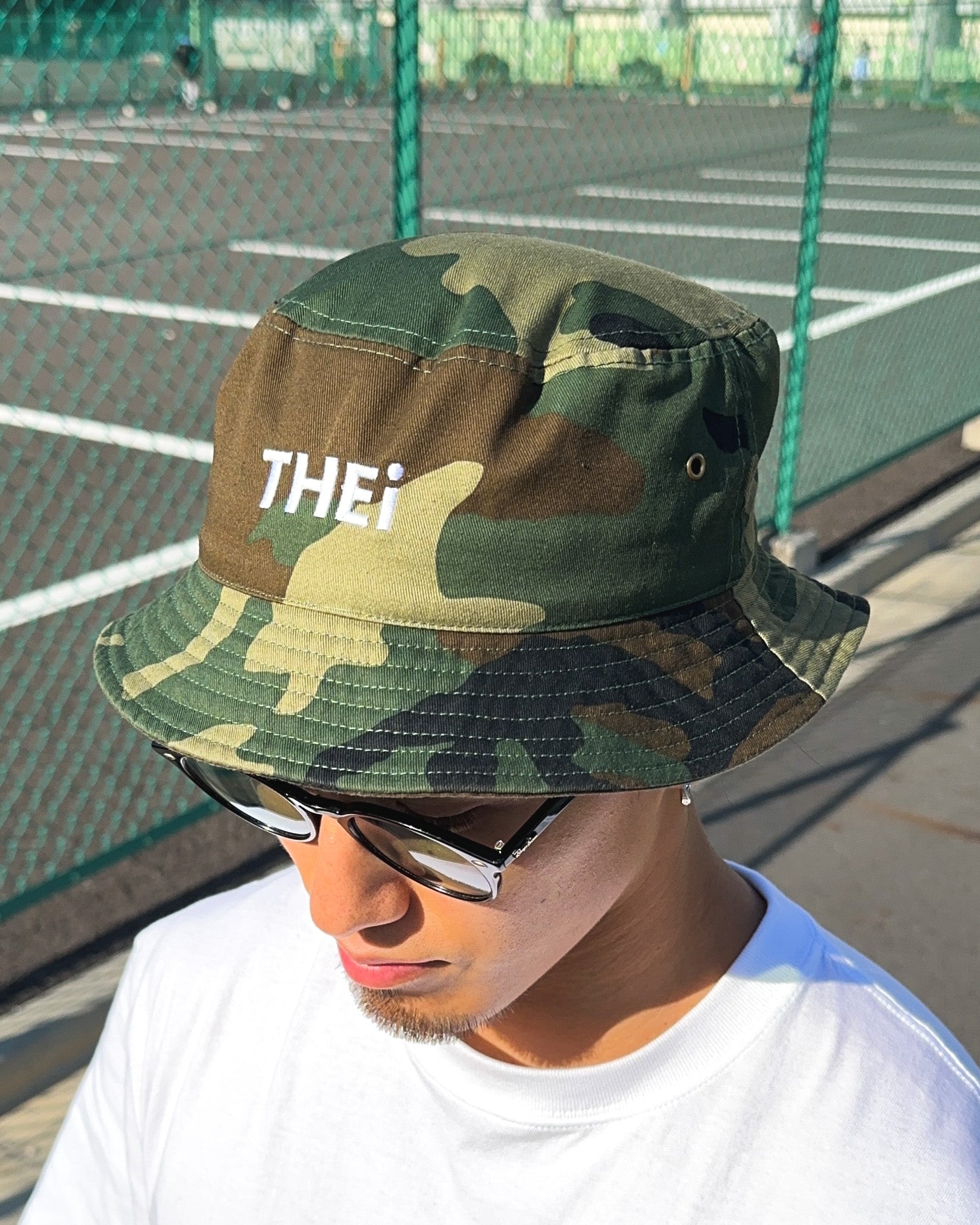 Basic One Point Bucket Hat - Camouflage