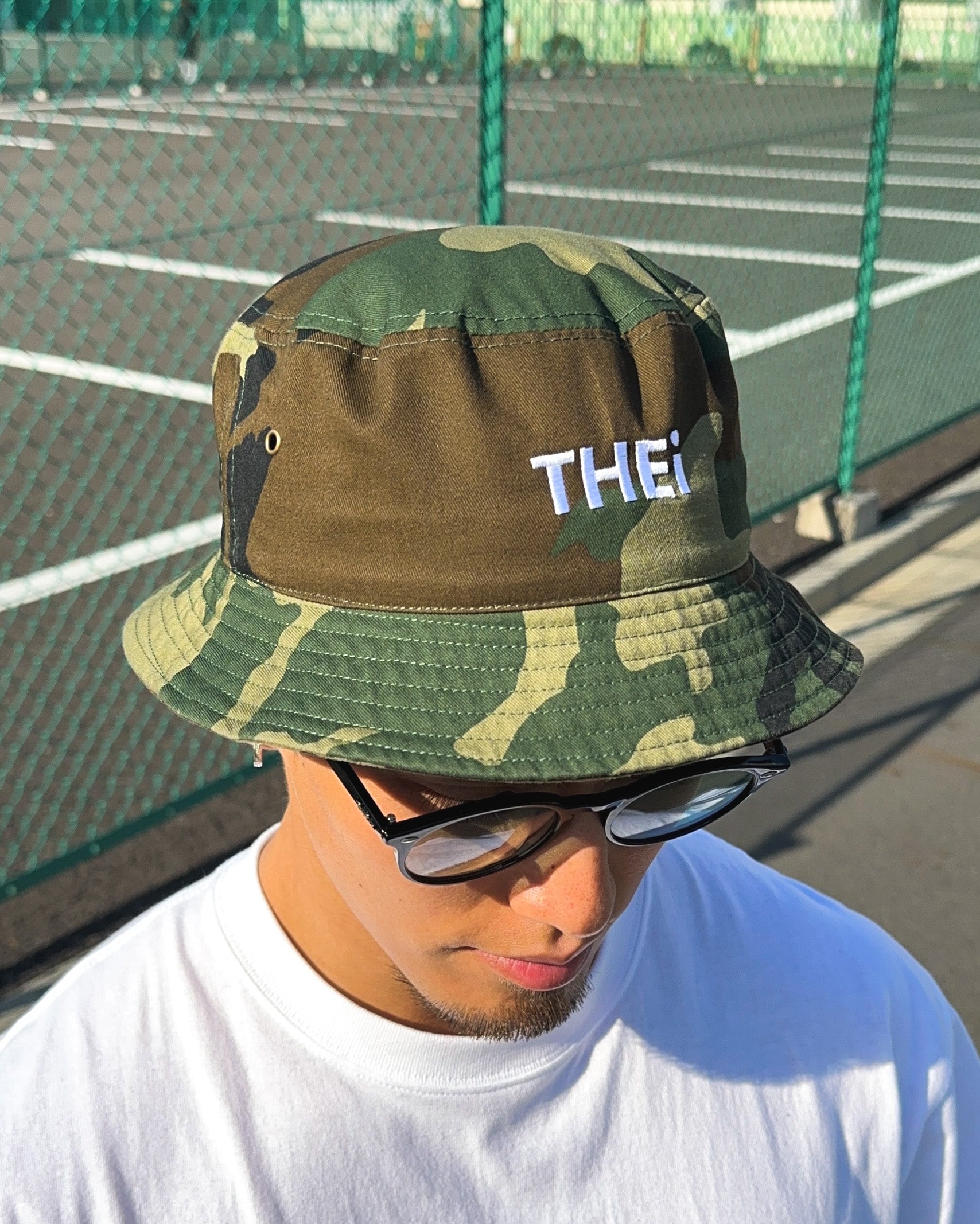 Basic One Point Bucket Hat - Camouflage