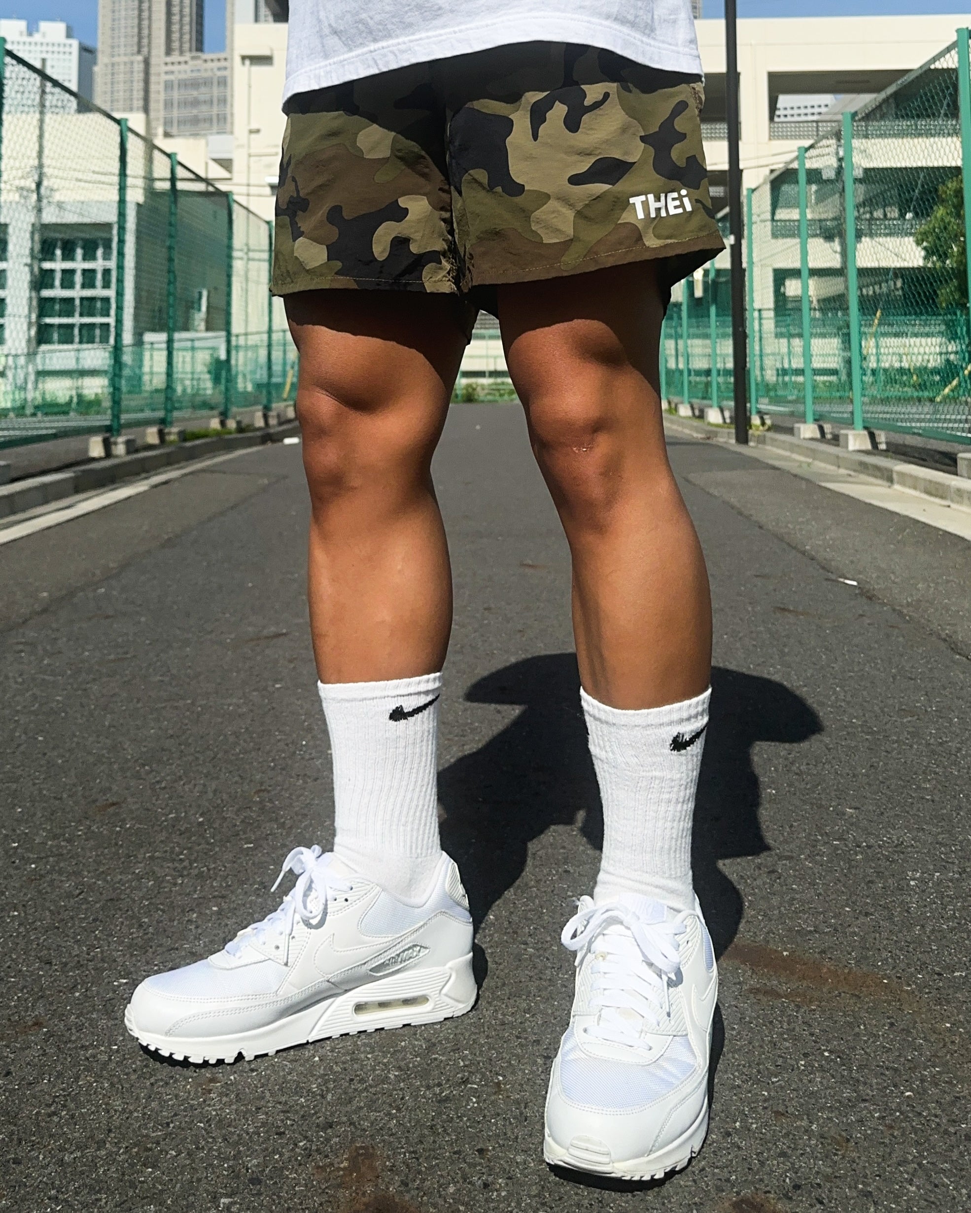 Basic One Point Versatile Shorts - Camouflage