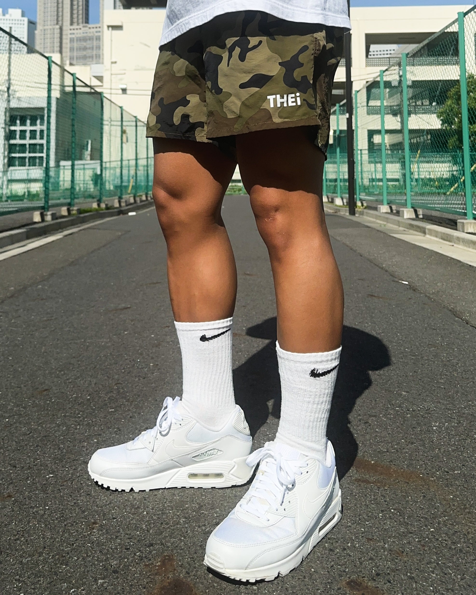 Basic One Point Versatile Shorts - Camouflage