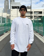 Basic One Point L/S Tee - White