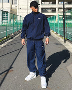 Basic One Point Nylon Track JKT & Pants Setup - Navy