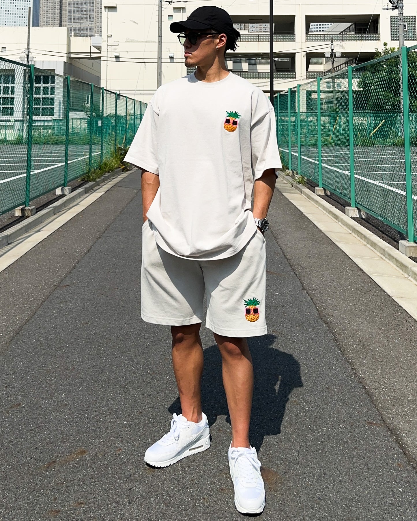 Pineapple Magnum Weight T-Shirt & Shorts Setup