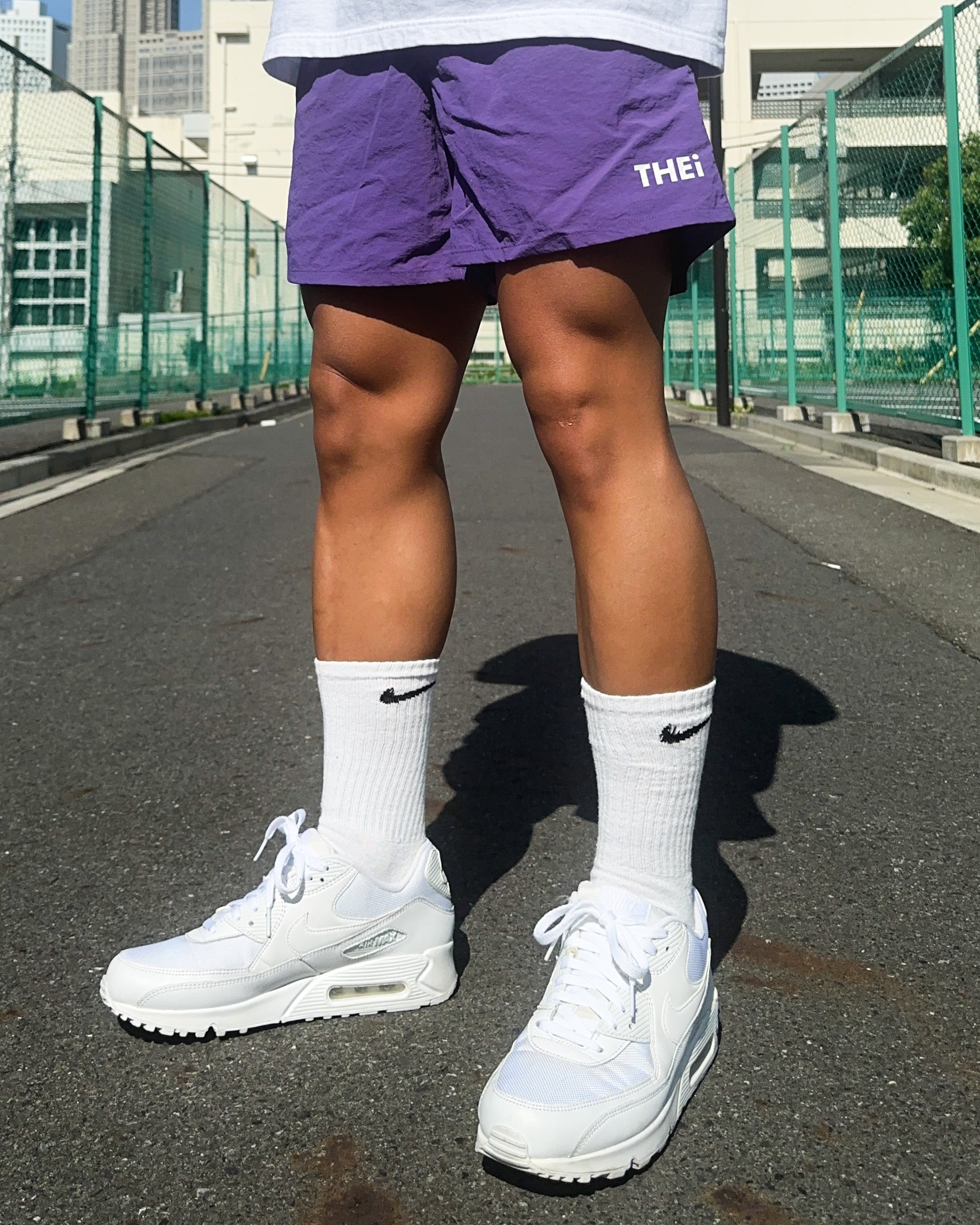 Basic One Point Versatile Shorts - Purple