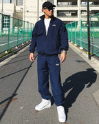 Basic One Point Nylon Track JKT & Pants Setup - Navy