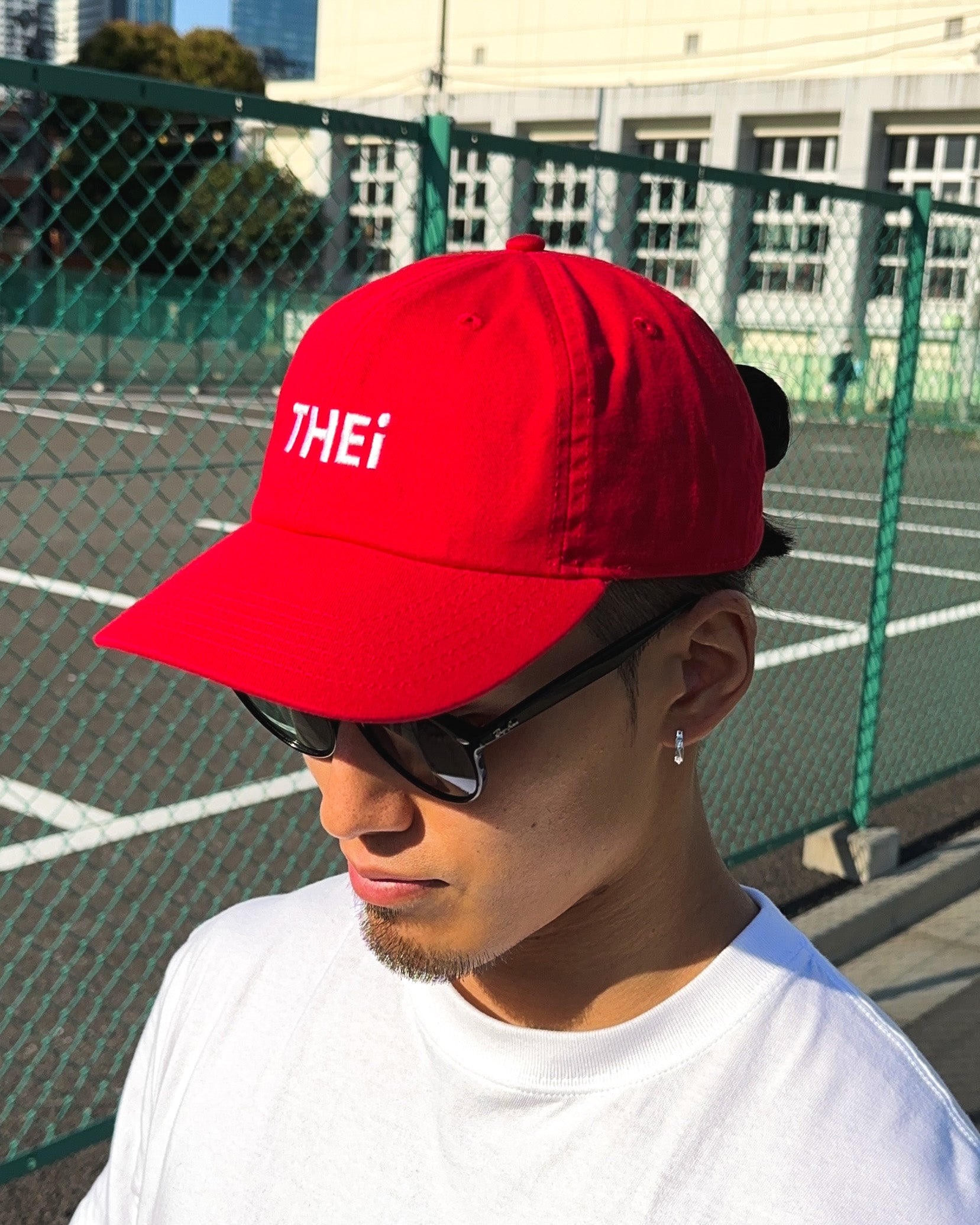 Basic One Point Low Cap - Red