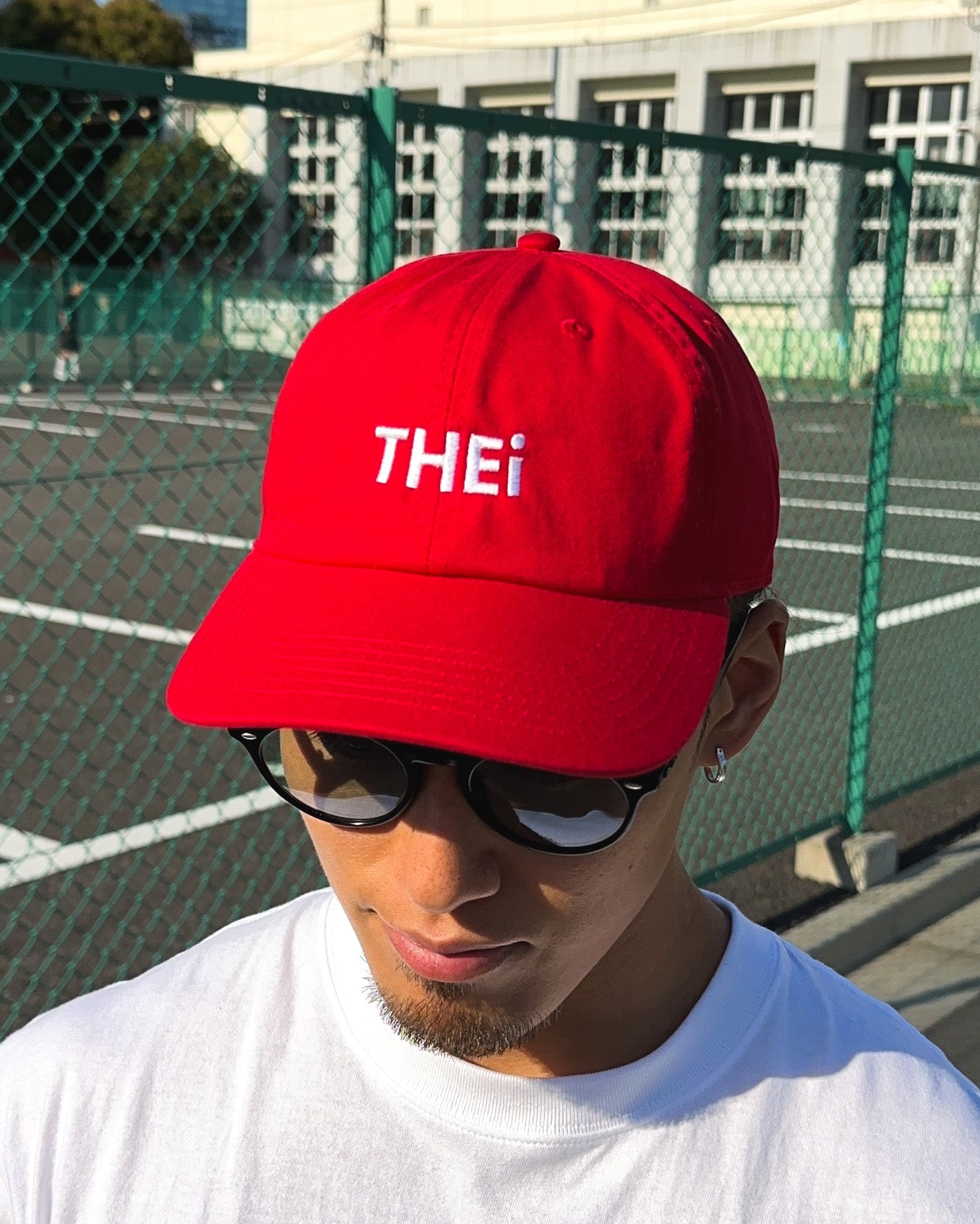 Basic One Point Low Cap - Red
