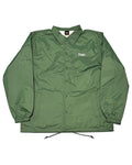 Basic One Point Nylon Coach JKT - Forest Green