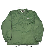 Basic One Point Nylon Coach JKT - Forest Green