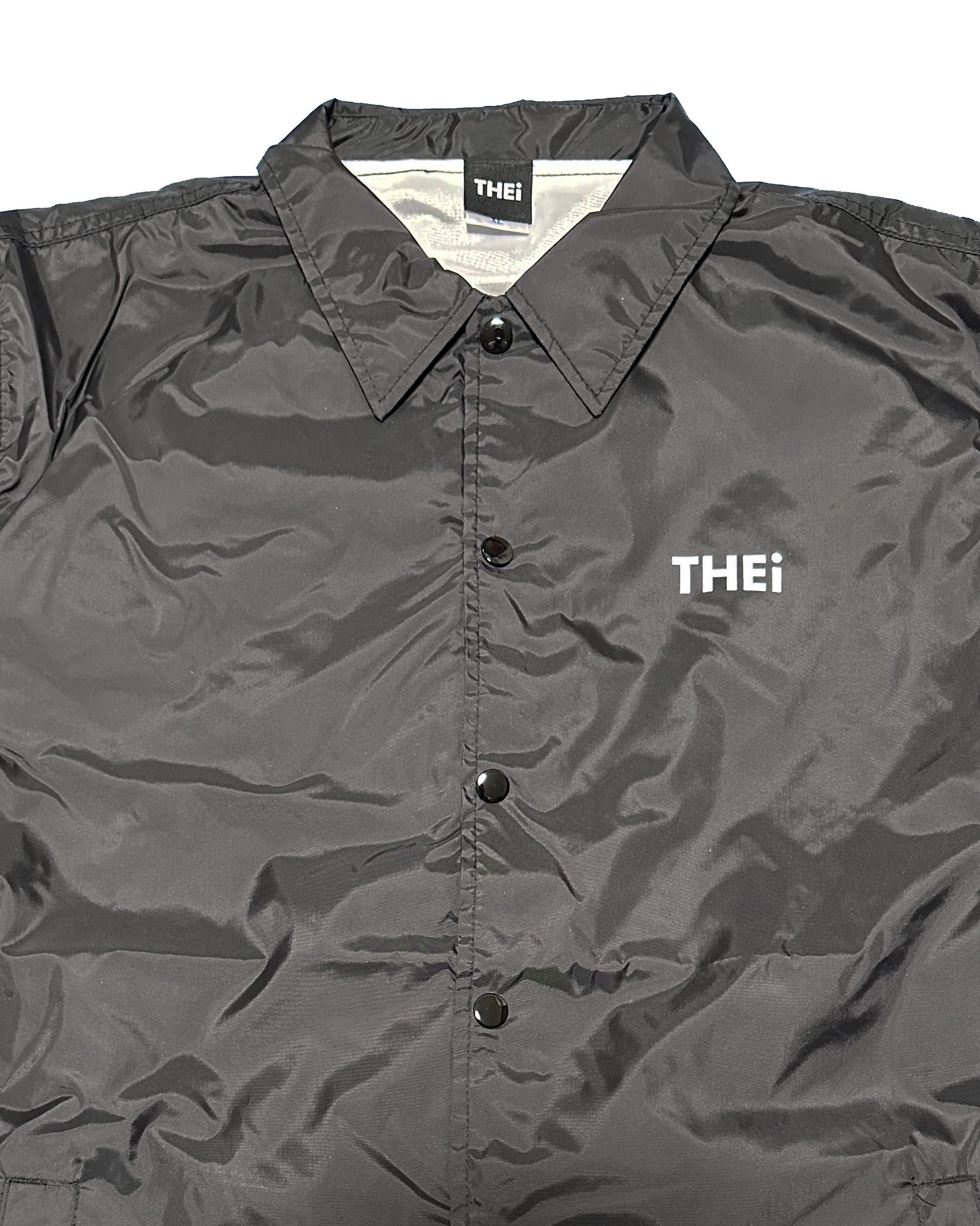 Basic One Point Nylon Coach JKT - Black