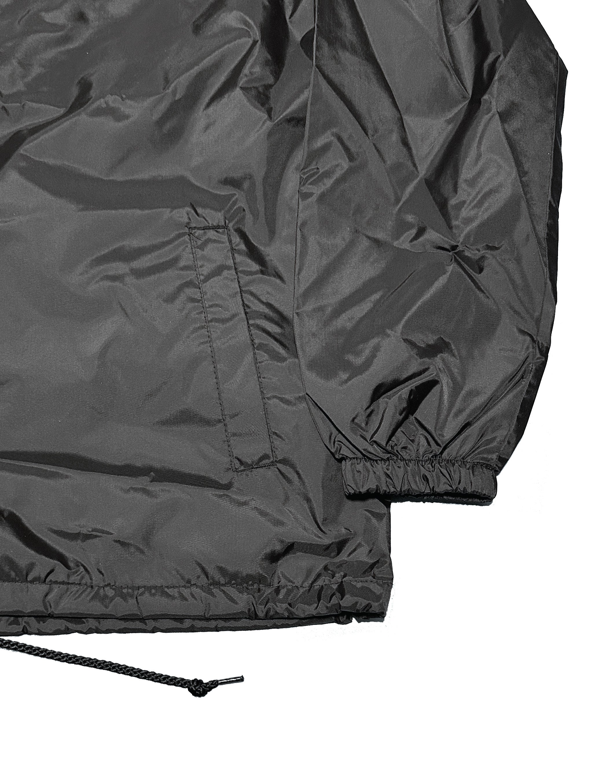 Basic One Point Nylon Coach JKT - Black