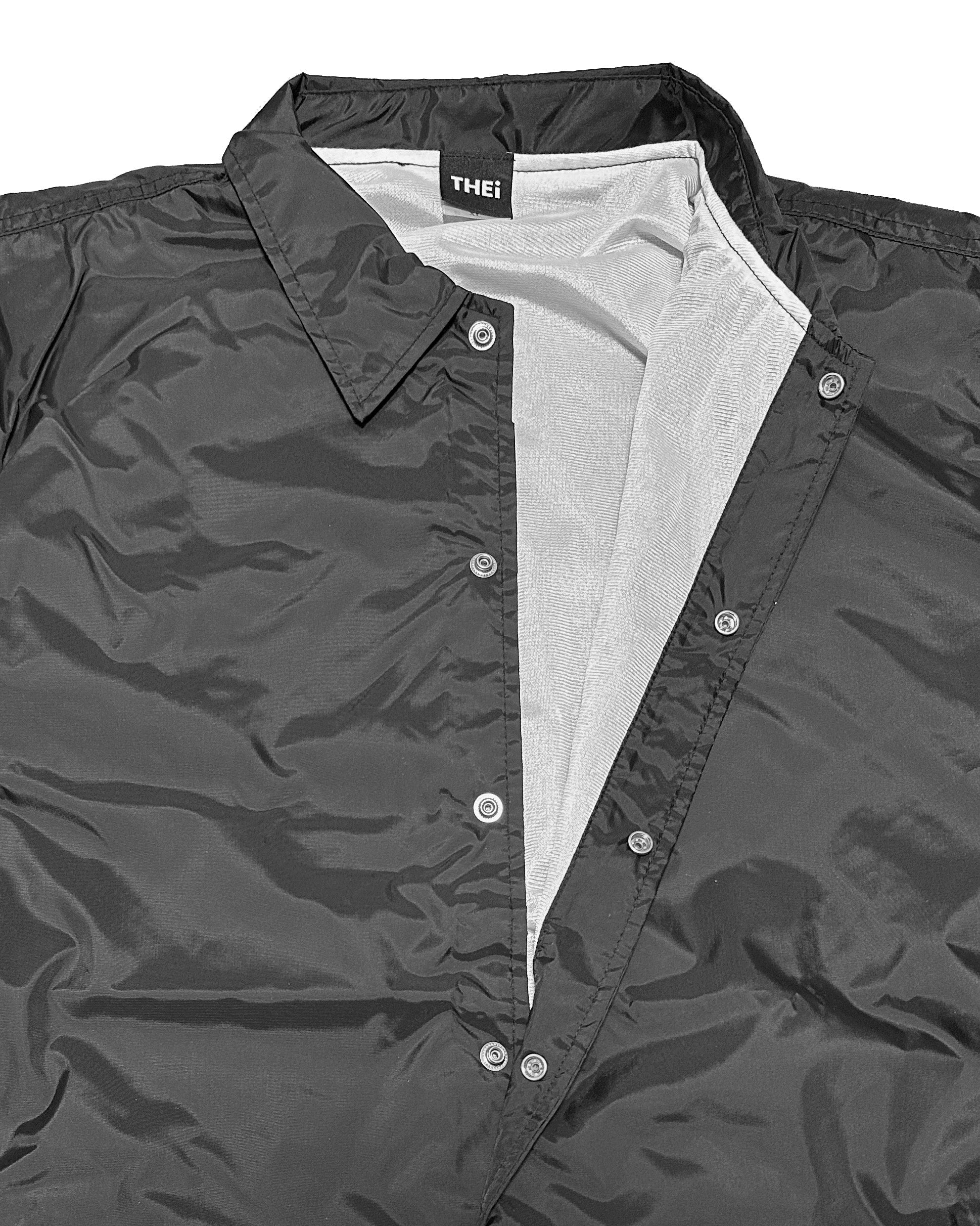 Basic One Point Nylon Coach JKT - Black