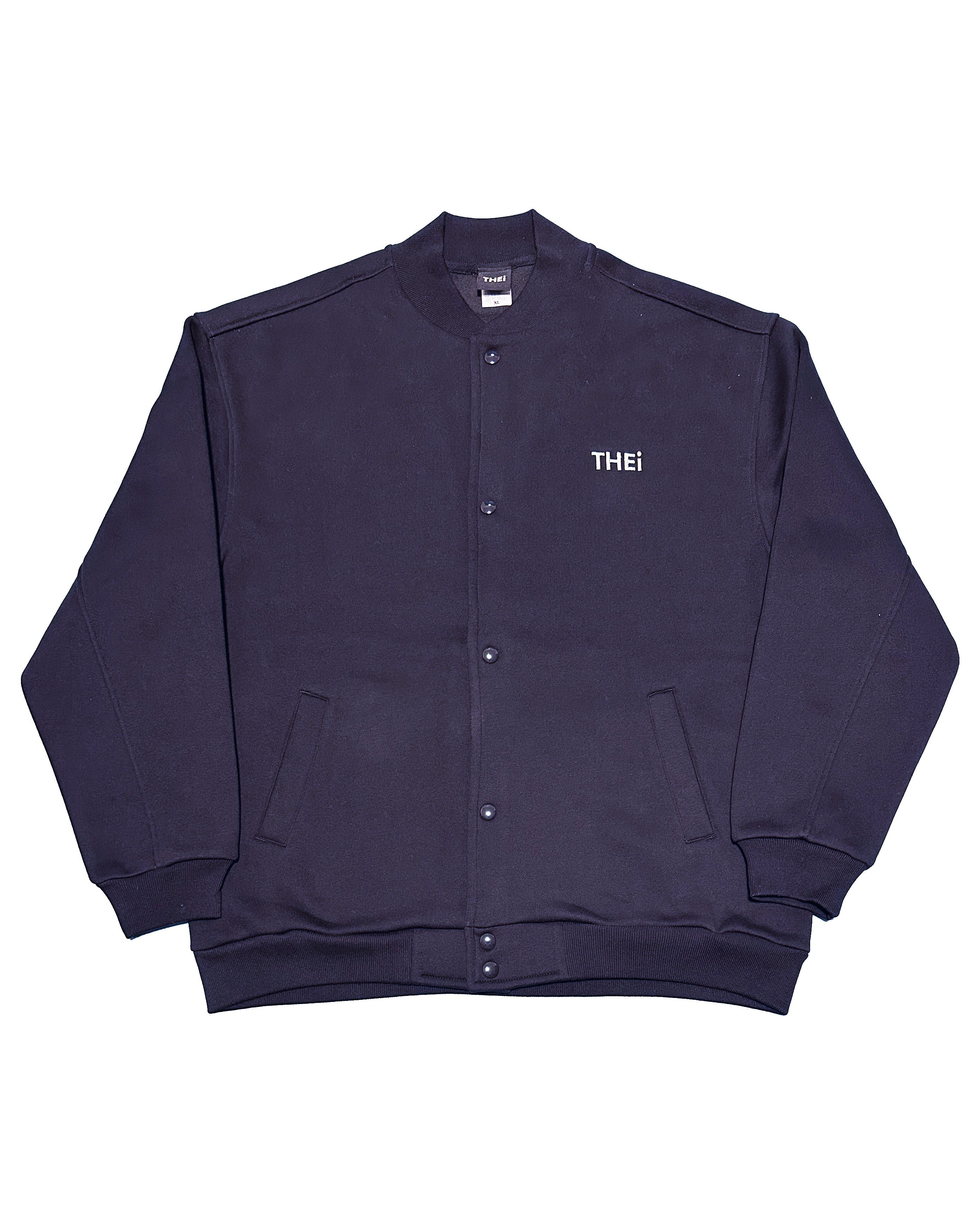 Basic One Point Sweat JKT - Navy