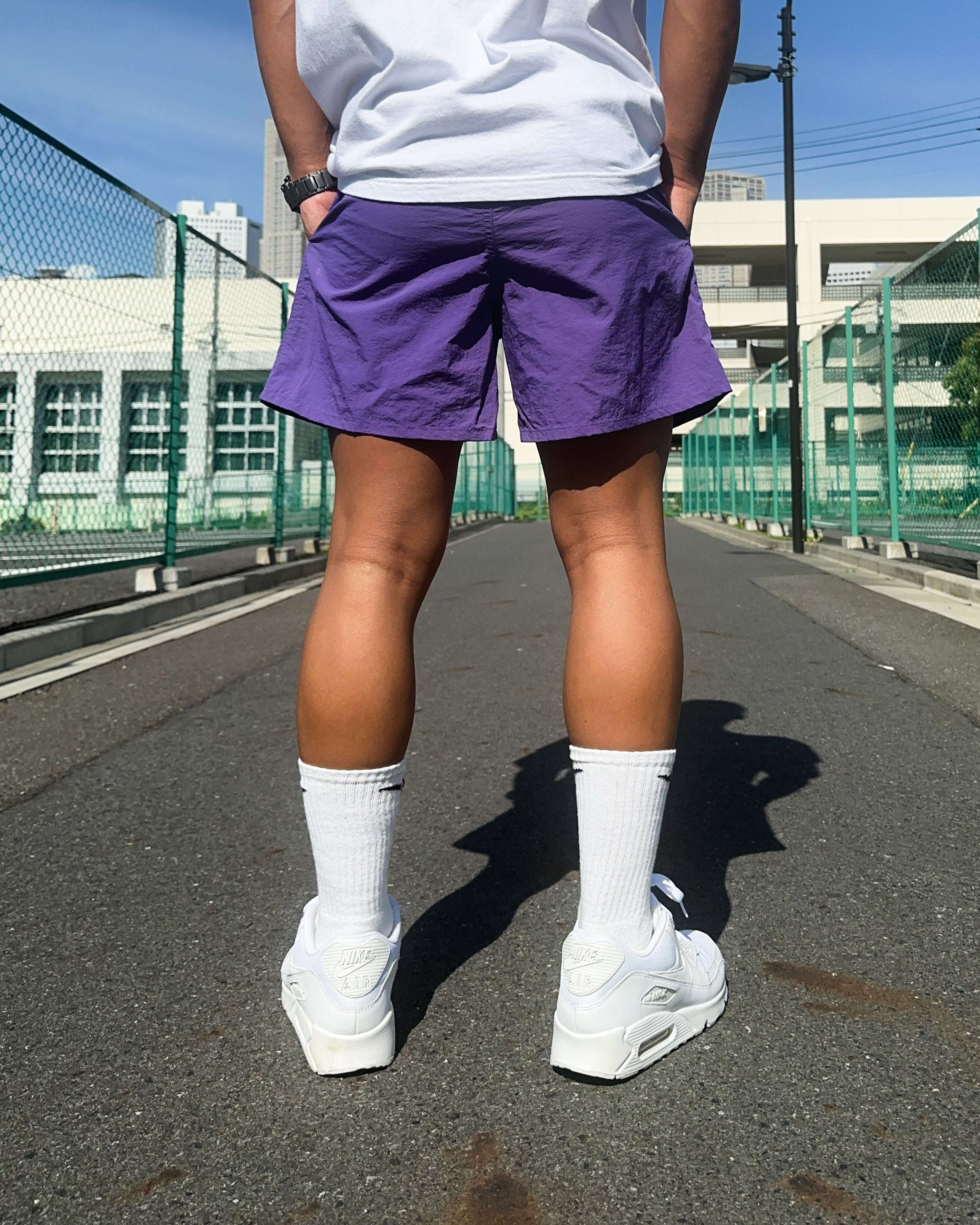 Basic One Point Versatile Shorts - Purple