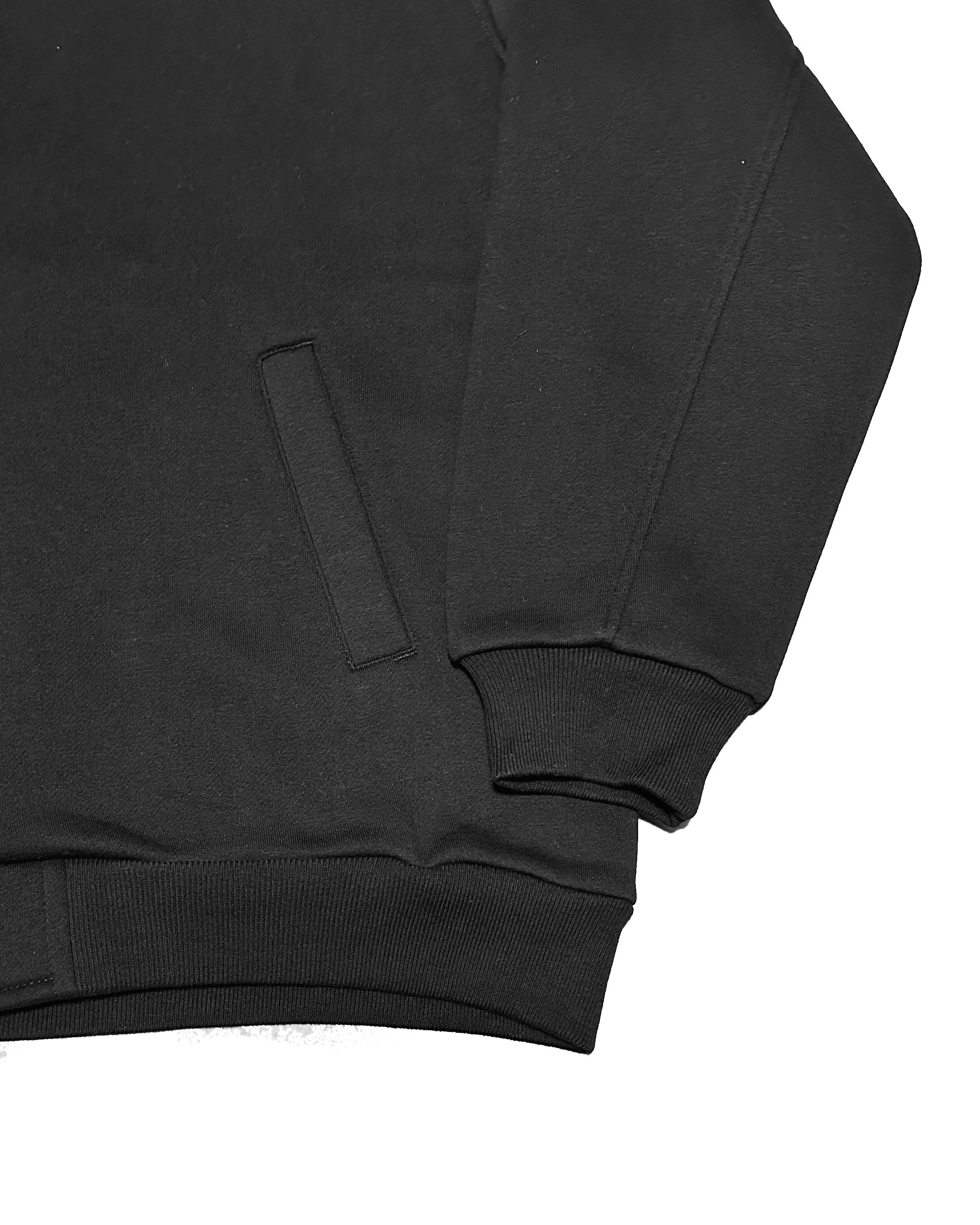 Basic One Point Sweat JKT - Black